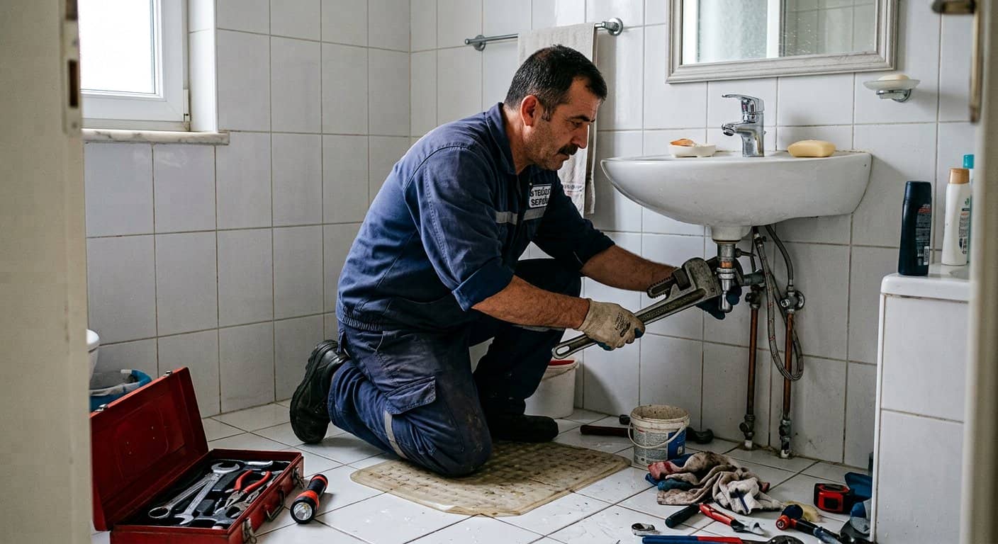 Banyo Gideri Açma bağlantı kontrolü